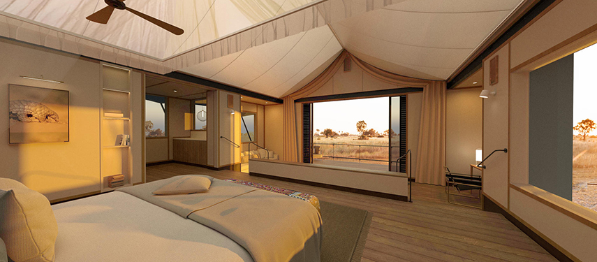 Chitabe luxury safari Camp, Okavango Delta