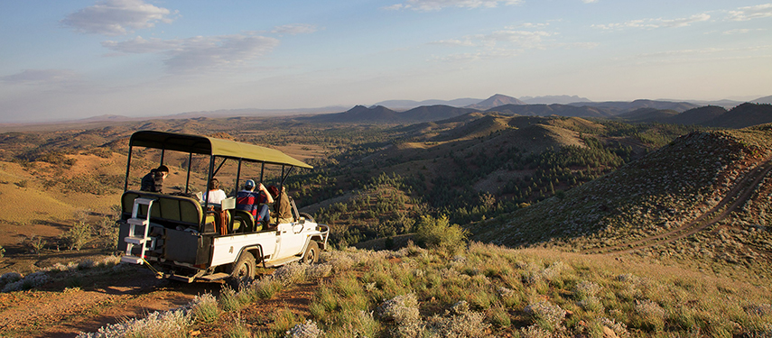Flinders Ranges drive when staying a the Arkaba Homestead