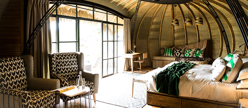 Luxury accommodation at Bisate Lodge Rwanda - perfect for Gorilla trekking