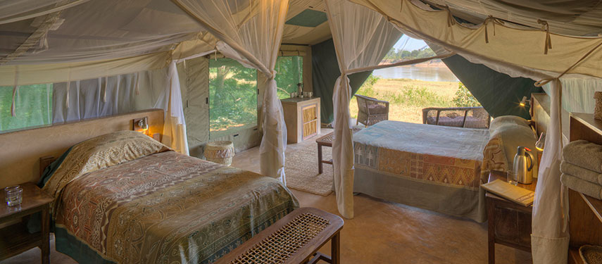 A rewarding safari with family tents as an offering at Flatdogs Camp