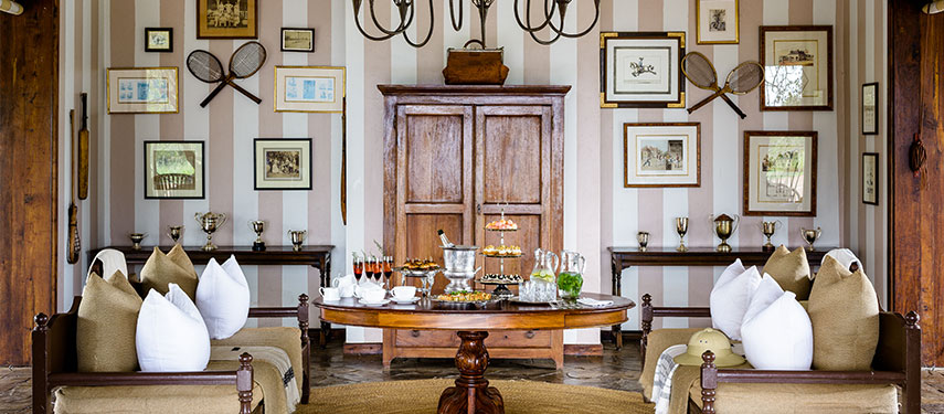 High Tea at Singita Sasakwa Lodge in the famed Grumeti Reserve in Tanzania
