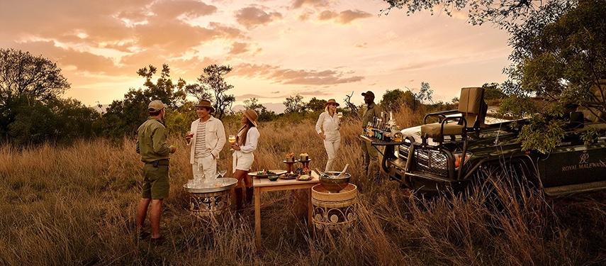 Sundown Safari Picnic Gathering Jpg Masiya's Camp Kruger National Park