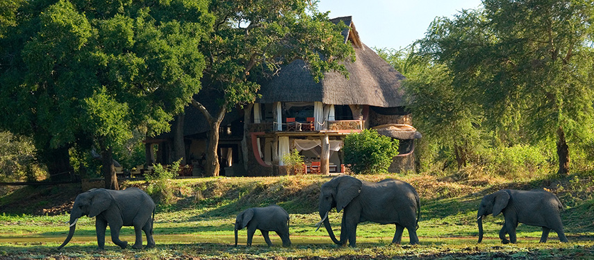 Robin Pope's Luangwa Safari House in the South Luangwa National Park