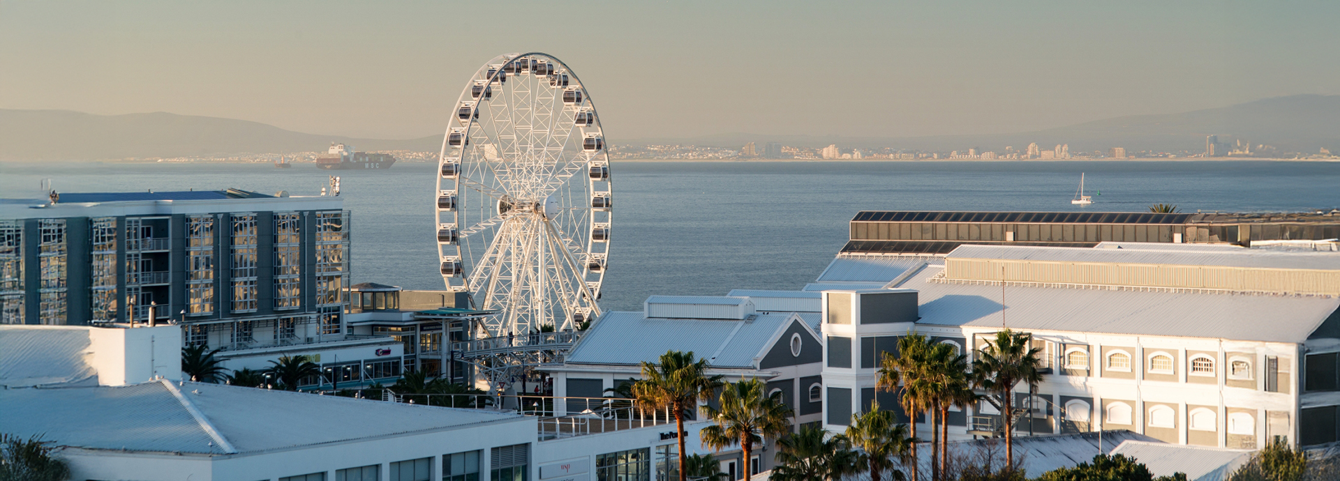 Panoramic view of the Commodore Hotel, Cape Town
