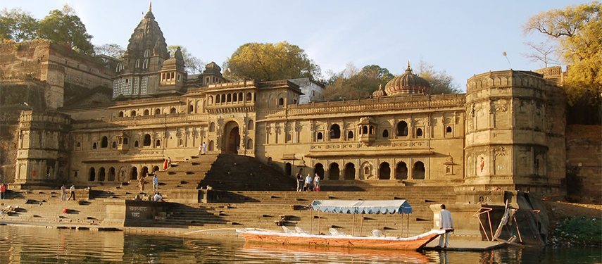 Ahilya Fort showcases magnificent architecture and views of the river for its guests