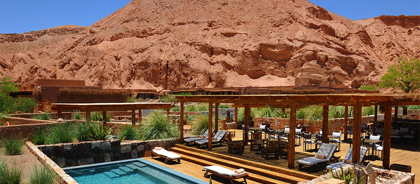 Alto Atacama's pool with a killer view in Chile's Atacama Desert