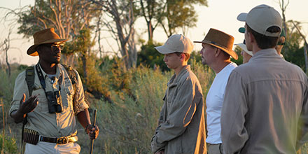 Professional safari guide, Okavango Delta