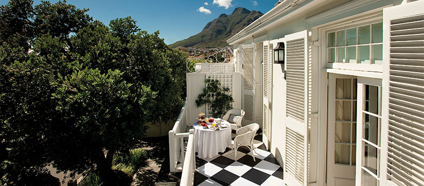 Checkered tiles and stylish flair at Cape Cadogan with views of Table Mountain