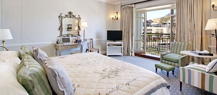 Comfort and solitude in stylish rooms at the Cape Grace Hotel