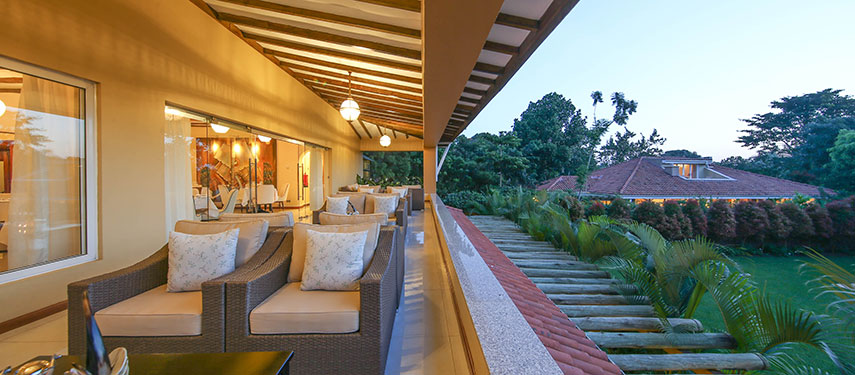 Grounds and gardens at No. 5 Boutique Hotel provide a peaceful city escape