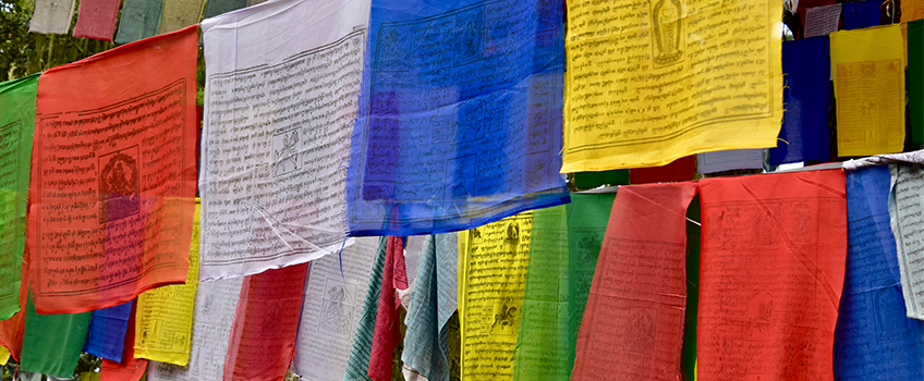 Prayer flags in Bhutan