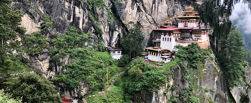Tiger's Nest - Paro Taktsang - in Bhutan