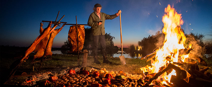 Exquisite gastronomy at The Vines luxury resort in Mendoza Argentina, with expert chef, Francis Mallmann
