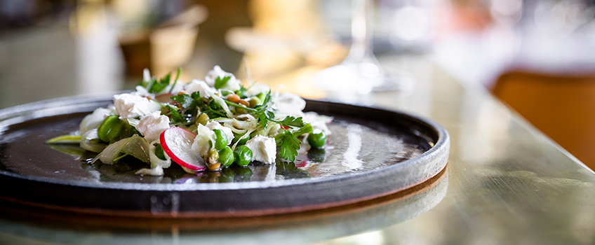 A gourmet salad platter