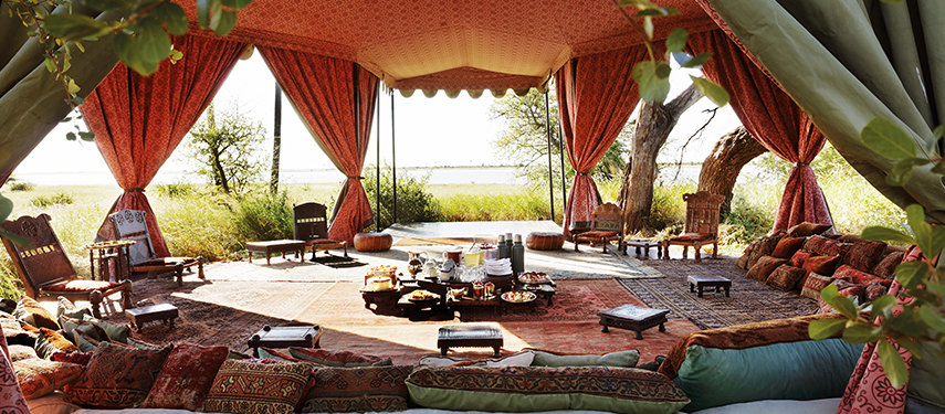 Eccentric tented elegance at Jacks' Camp in Botswana
