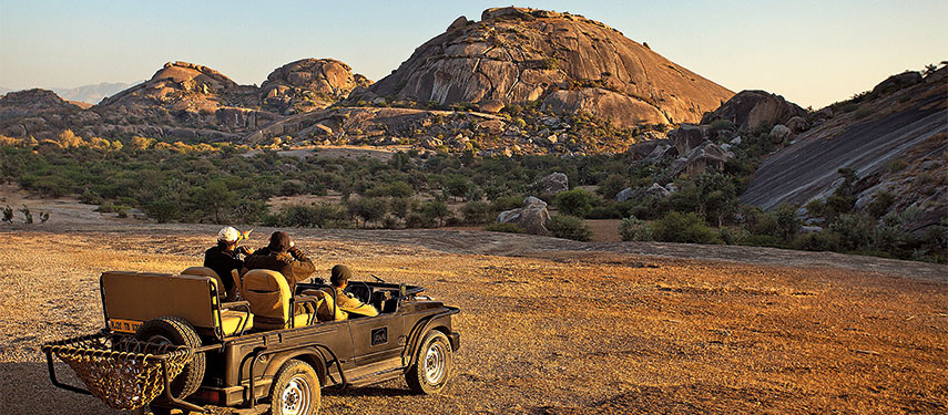 Leopard safari at Jawai, Rajasthan, India with The Classic Safari Company