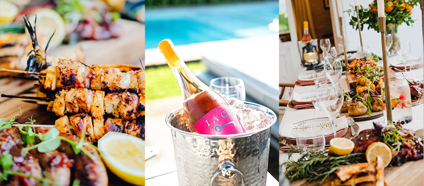 Wine at La Cle, South Africa