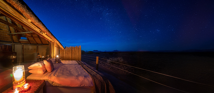 Luxury Outdoor starbed Starry Night Namibia Safari Retreat
