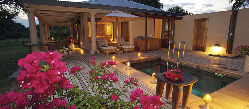 Relax and sunbake in privacy between game drives at Mala Mala Rattrays