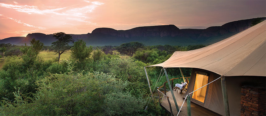 Peer out over the Marakele National Park at Marataba Lodge
