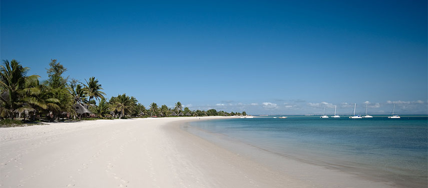 Enjoy direct beach access at andBeyond Benguerra Island