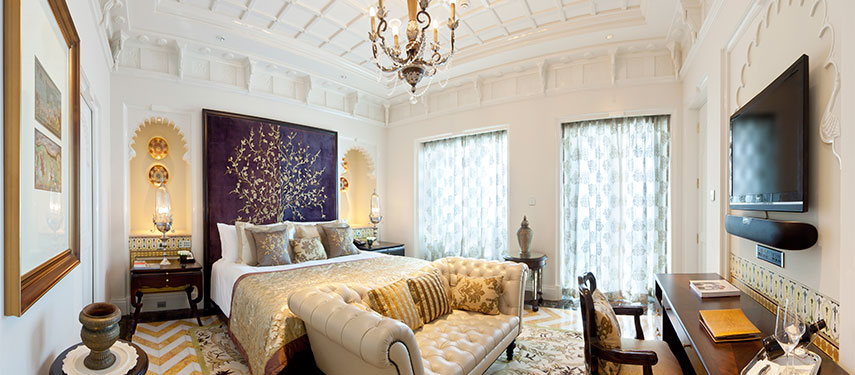 Every one of the rooms and suites at the Taj Mahal Palace Hotel in Mumbai are the perfect blend of rich history and modern convenience.