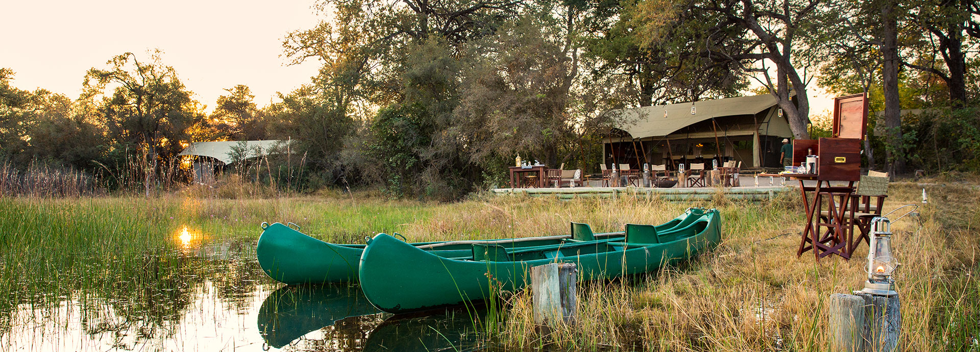 Luxury safari camp Botswana