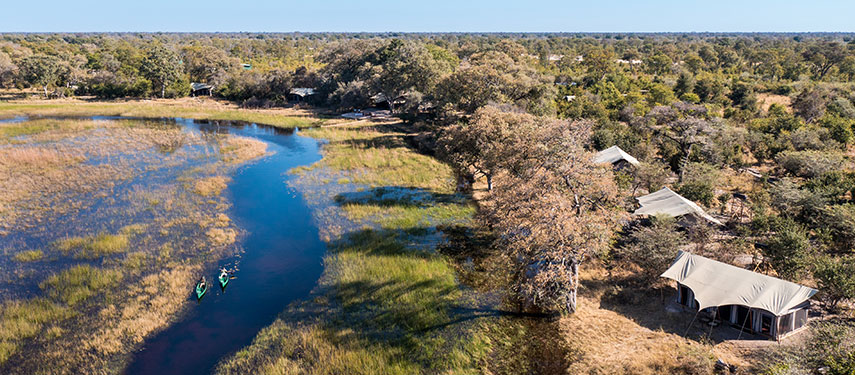 Great Plains Okavango Explorers luxury safari camp
