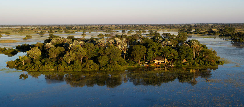 Remote and secluded island life at Jacana