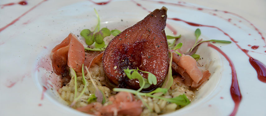 A plate of food at Rhino Post Safari Lodge in Kruger National Park