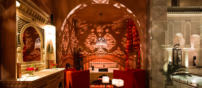 A sense of Arabian nights with the interiors at Riad Fes