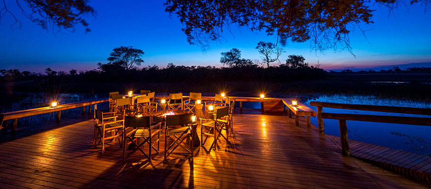 Savuti Camp Dinner Under The Stars