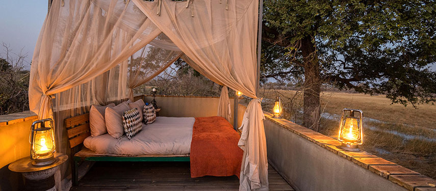 Sleepout on safari at Savuti Camp, Botswana