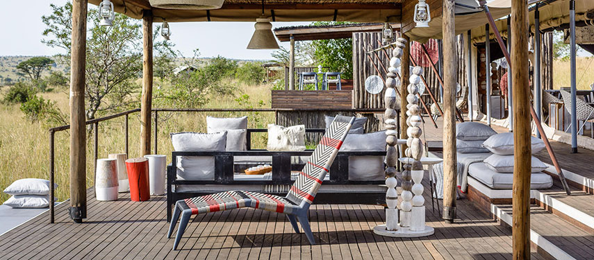 Peer out over the river at Singita Mara Tented Camp