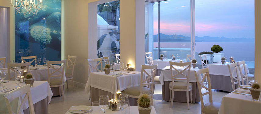 Dine overlooking the ocean at The Plettenberg