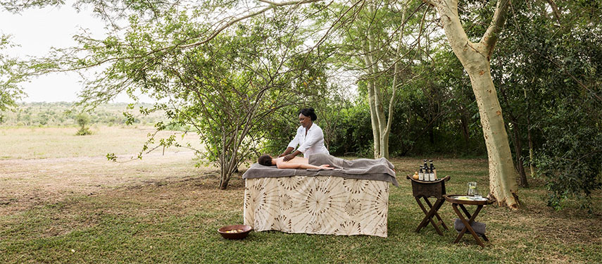 Private Massage in the bush at Savanna Lodge