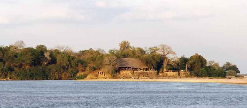 Watch game congregate around the waters at Sand River Selous