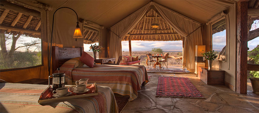 Feast your eyes over the game in the Amboseli at Tortilis Camp