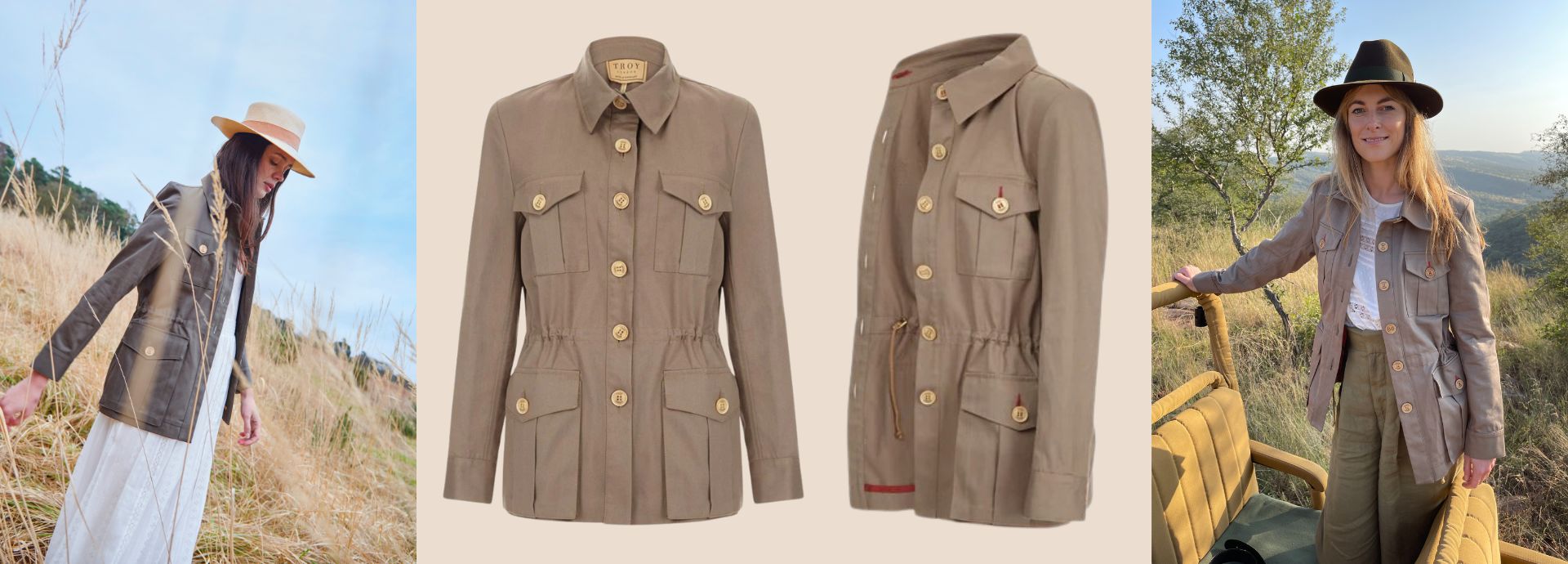 The Troy Tracker safari jacket - one of our essential safari accessories