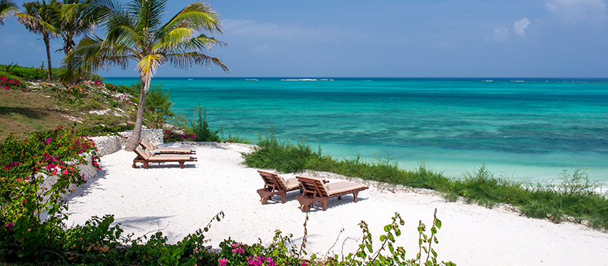 Lounge away by the Indian Ocean at Zawadi Hotel